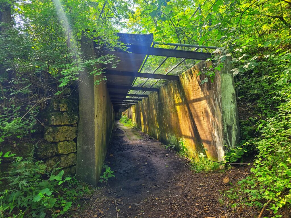 photo of camp grant target pit