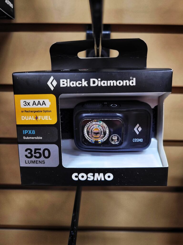 photo of black diamond headlight