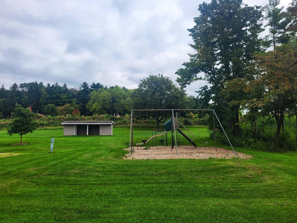 photo of south end bathrooms and playground