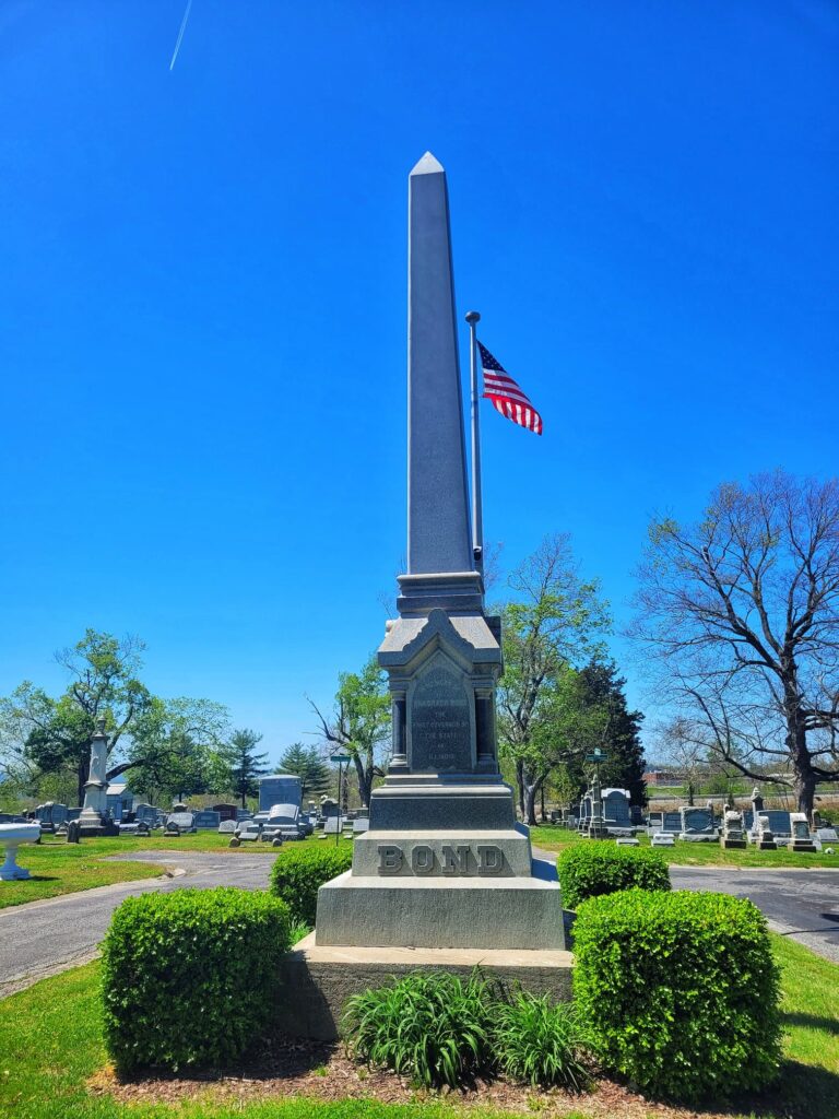 photo of evergreen cemetery chester il