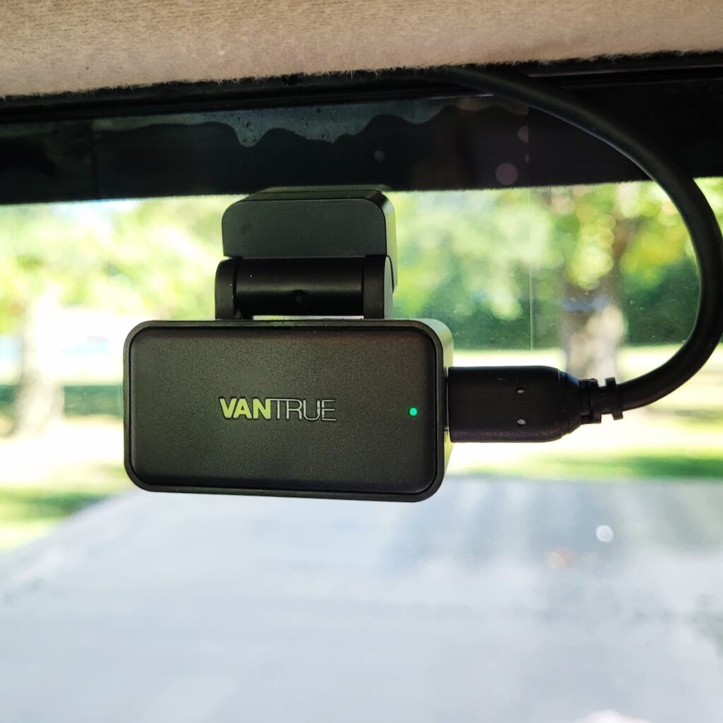 photo of vantrue dash cam rear camera