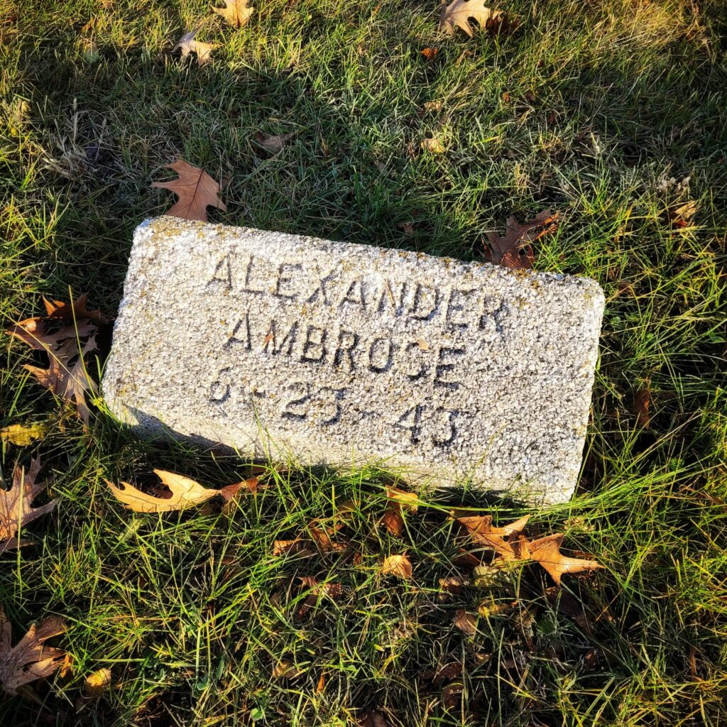 photo of elgin state hospital cemetery