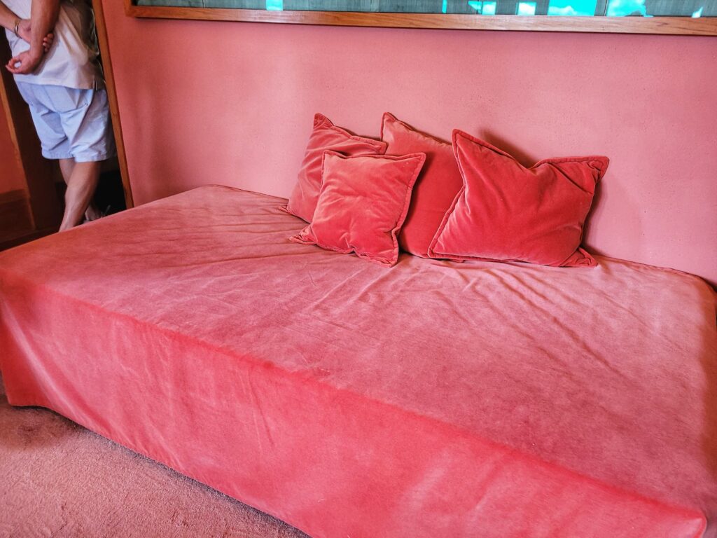 photo of olgivanna wright's bed