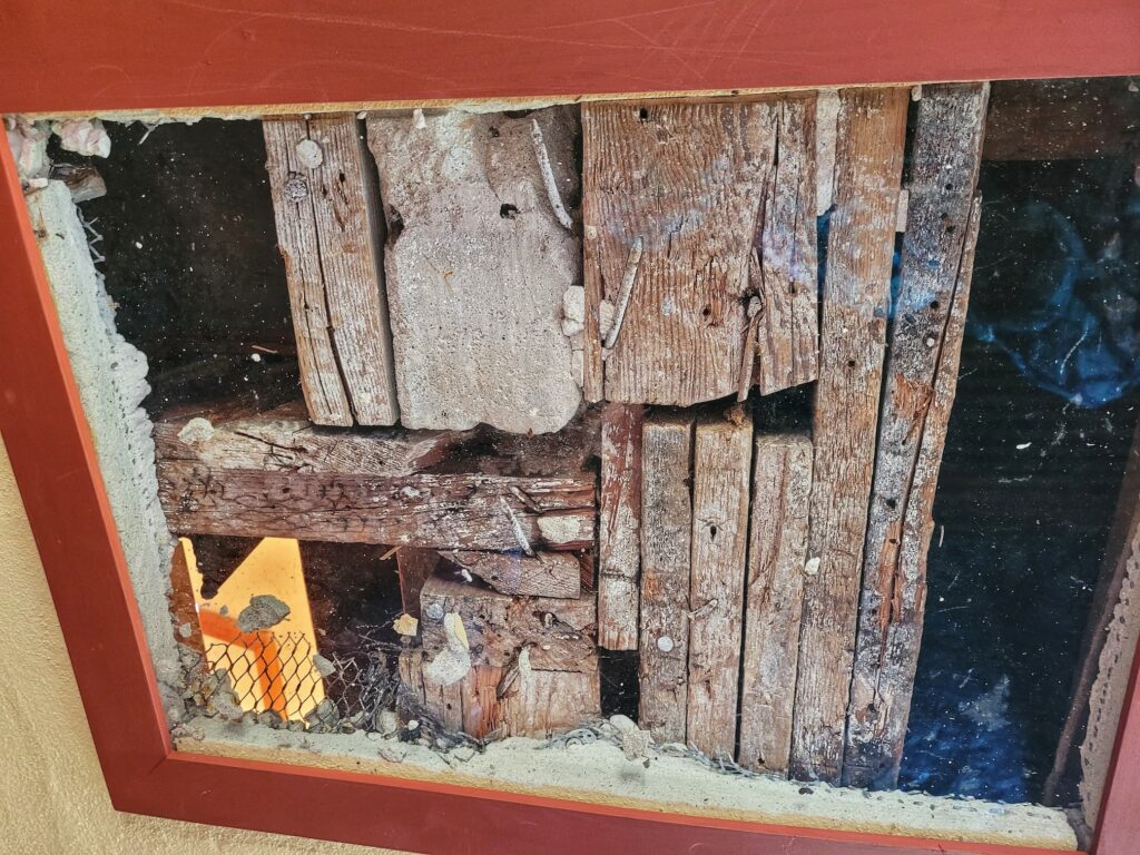 photo of cutout of taliesin ceiling