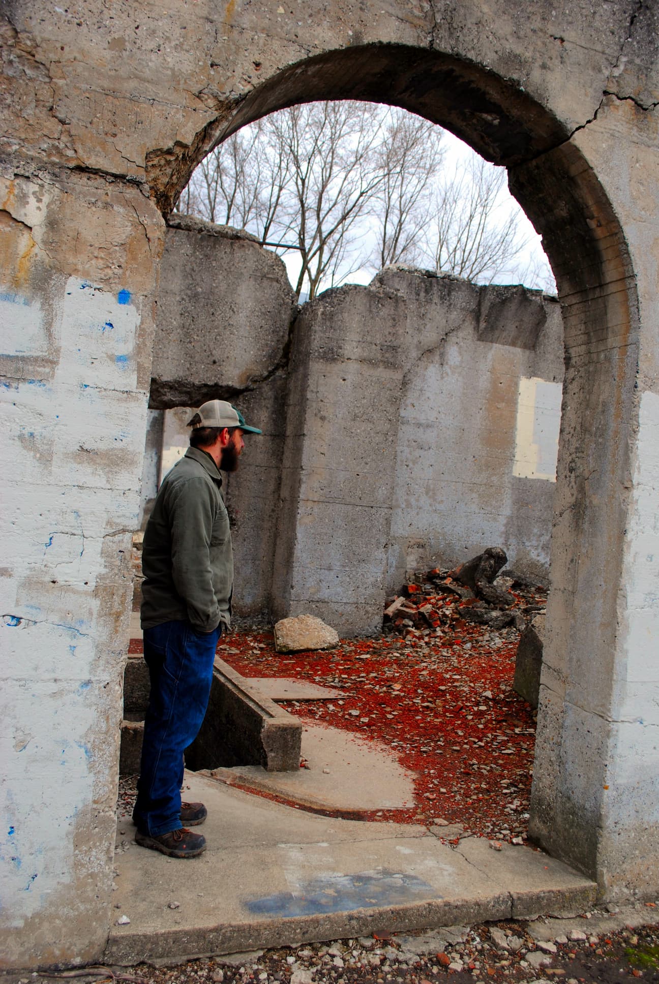 photo of josh at joliet iron works