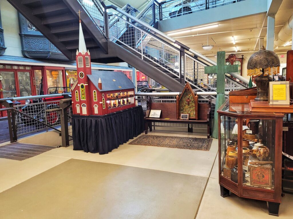 photo of main floor at la porte county historical society museum