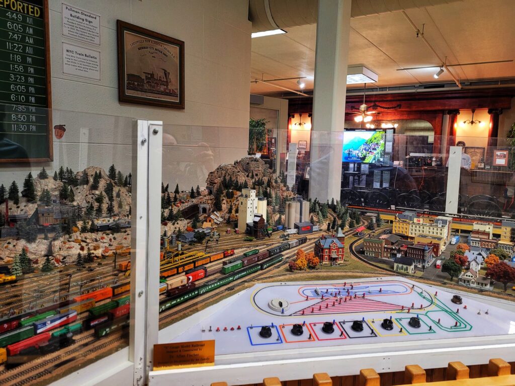 photo of model railroad