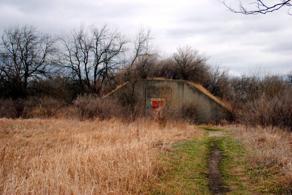 photo of abandoned bunker in illinois