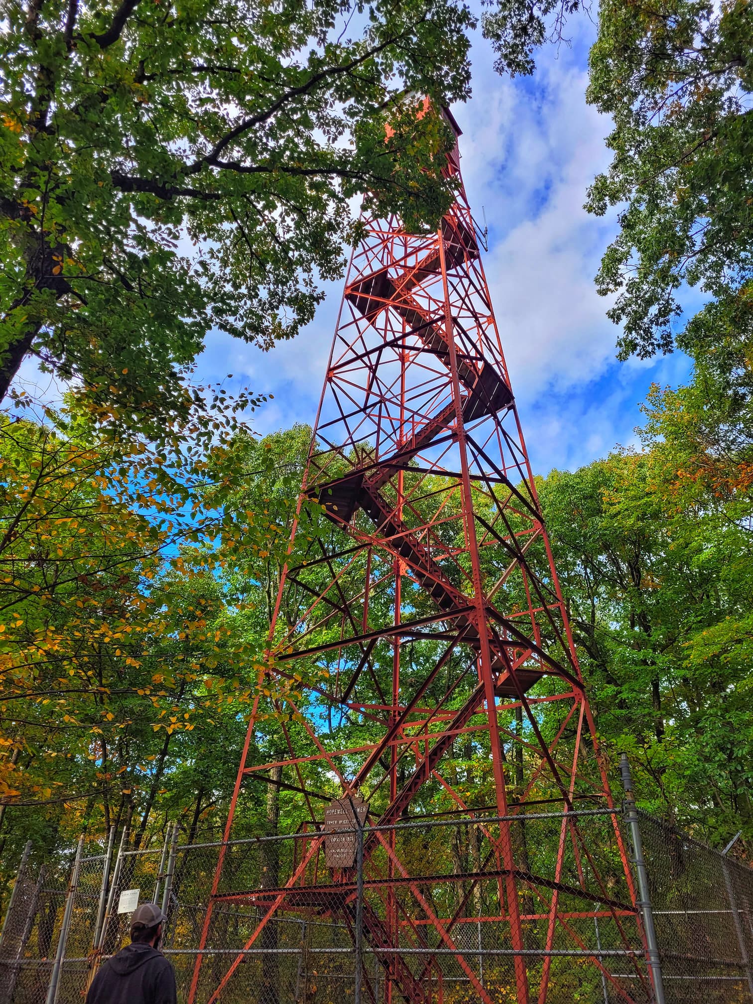 photo of fire tower at french creek state park