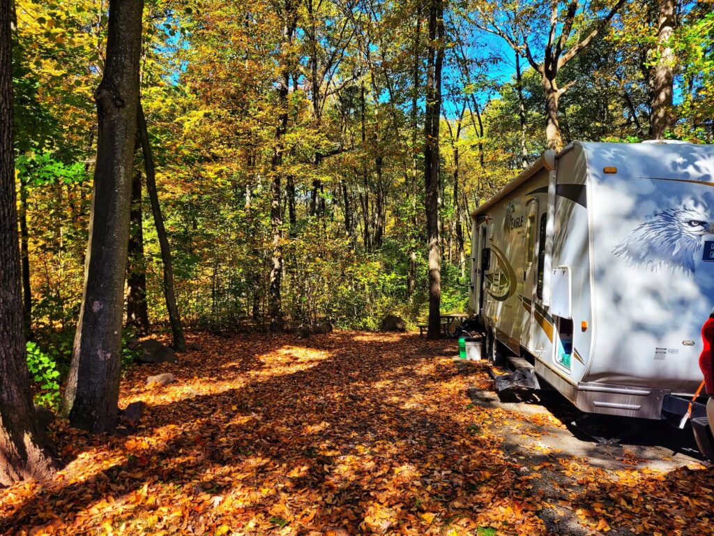 photo of french creek state park campsite