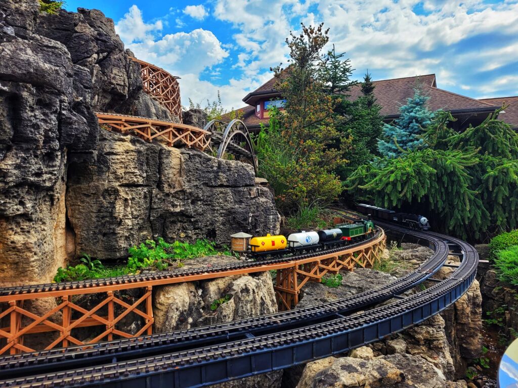 photo of gabis arboretum railroad garden