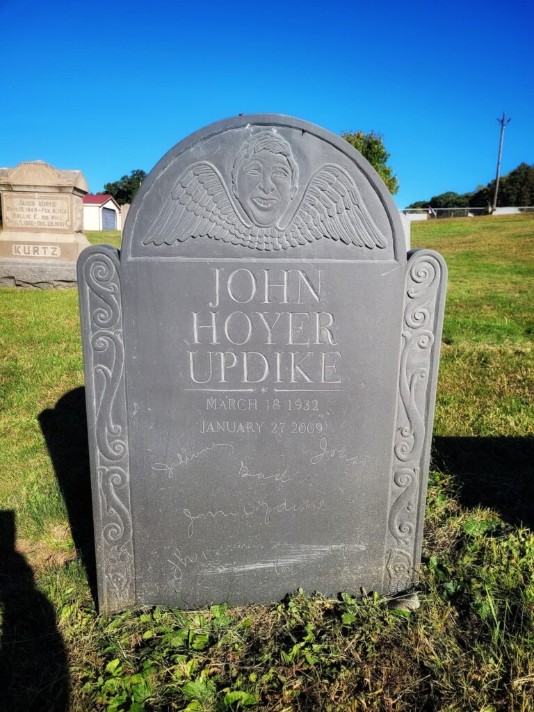 photo of john updike grave