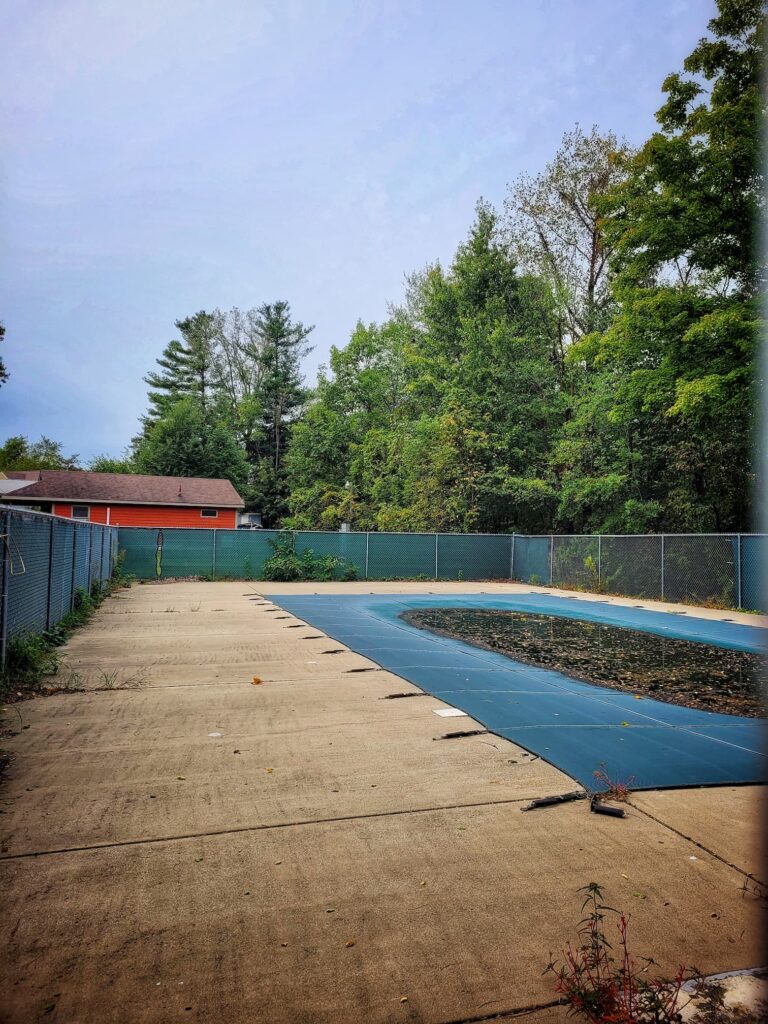 photo of closed pool