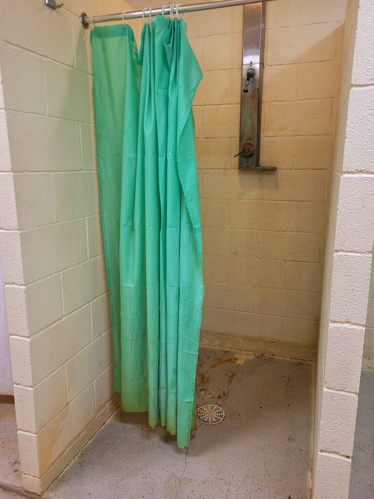 photo of campground shower