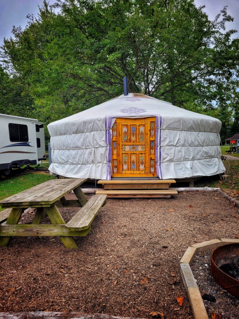 photo of yurt