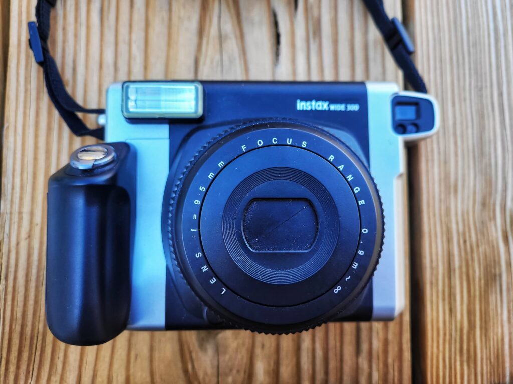 photo of fujifilm instax camera