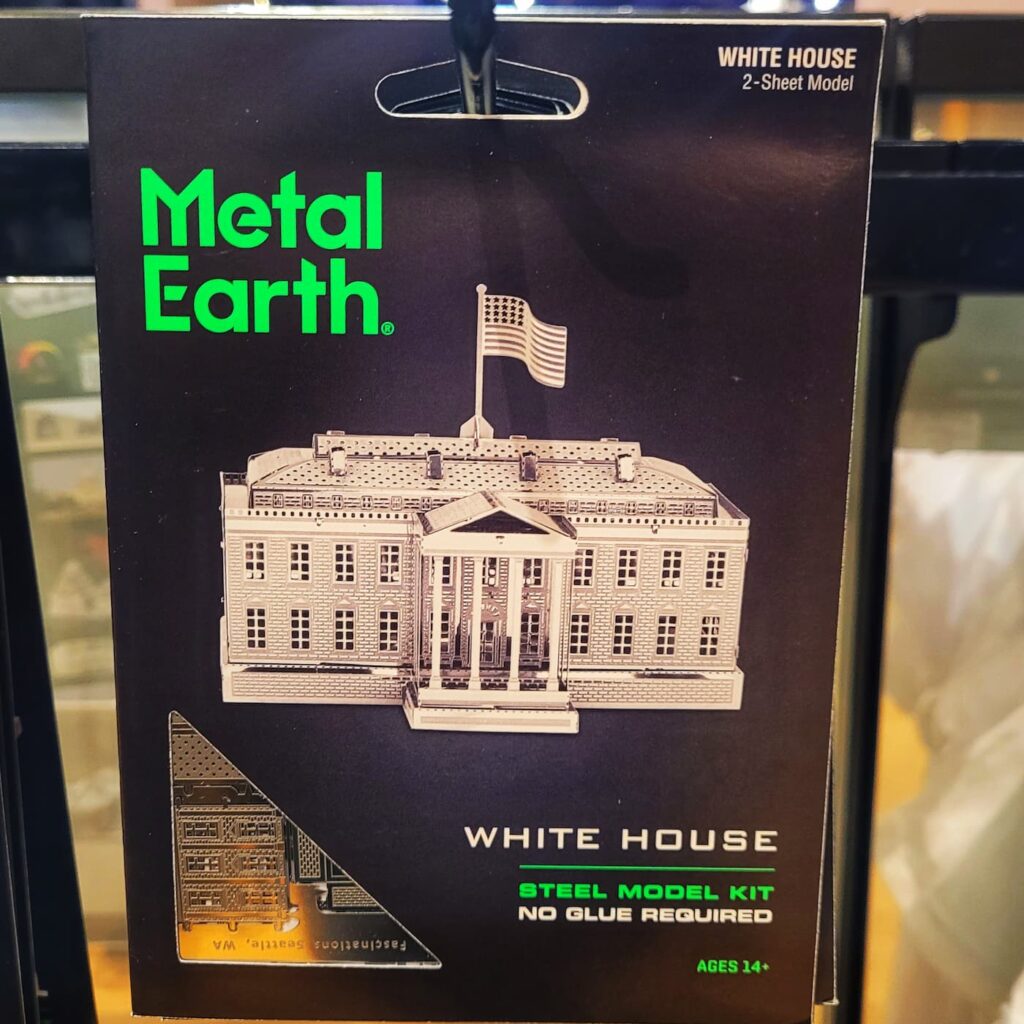 photo of metal earth model kit