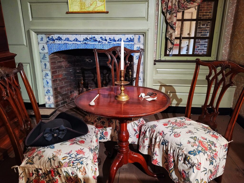 photo of betsy ross house parlor