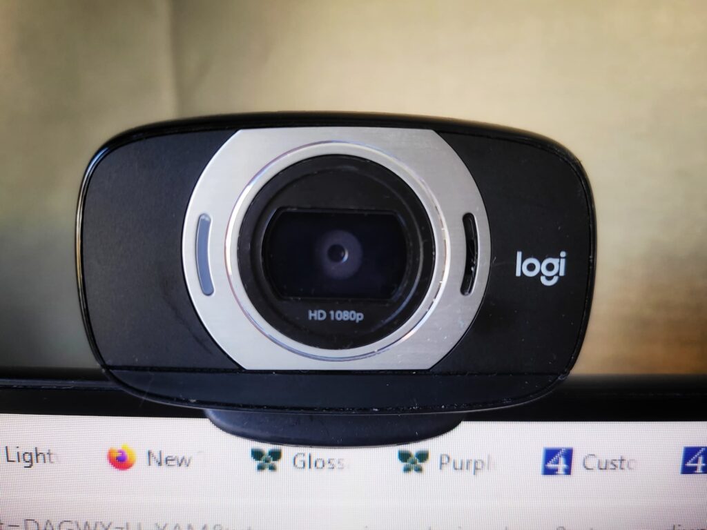 photo of logitech webcam