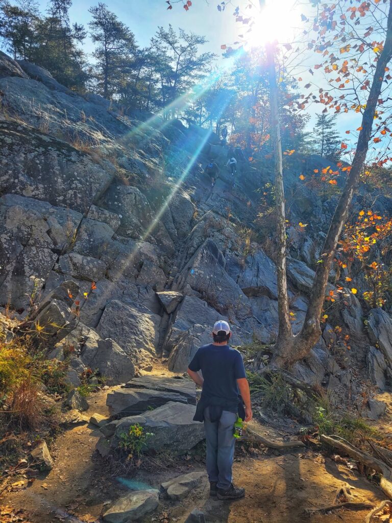 photo of josh at billy goat trail