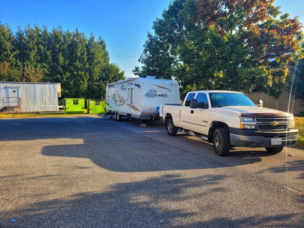 photo of harvest hosts campsite at mispillion river brewing