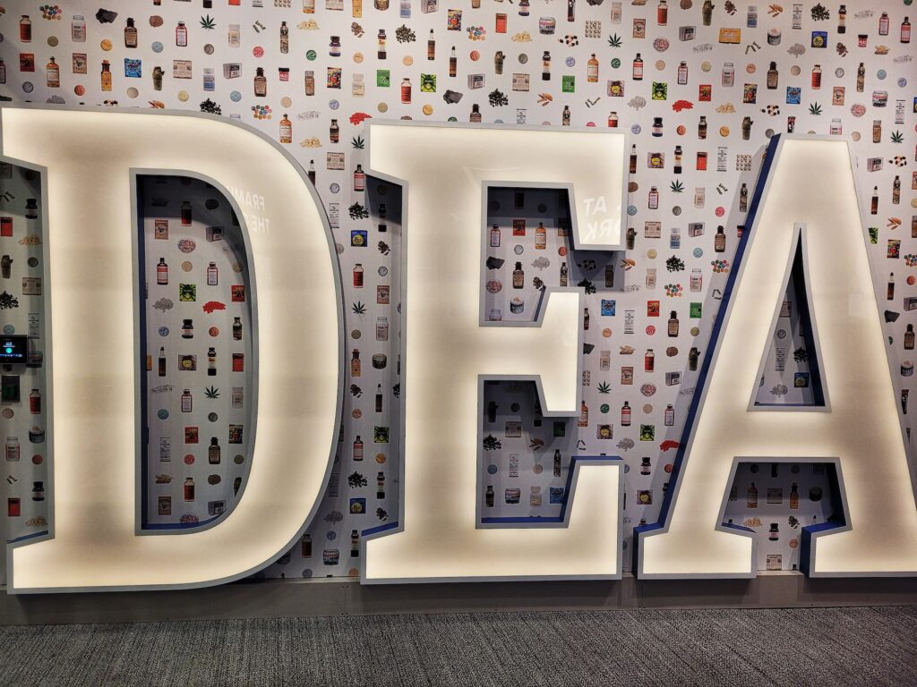 photo of dea sign