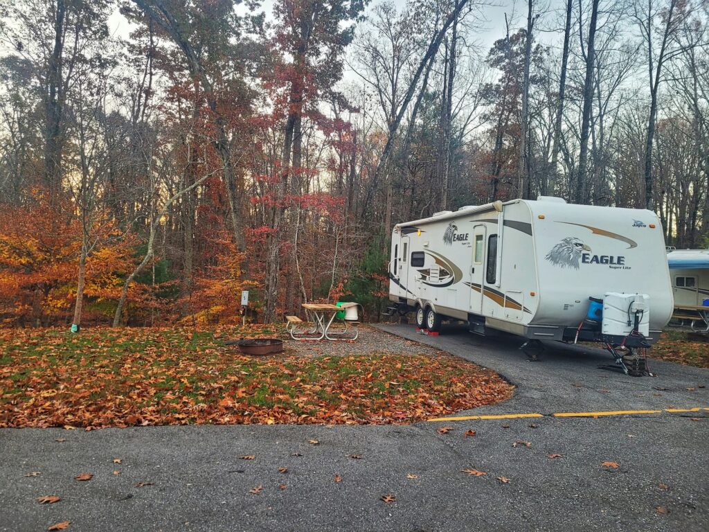 photo of campground at explore park