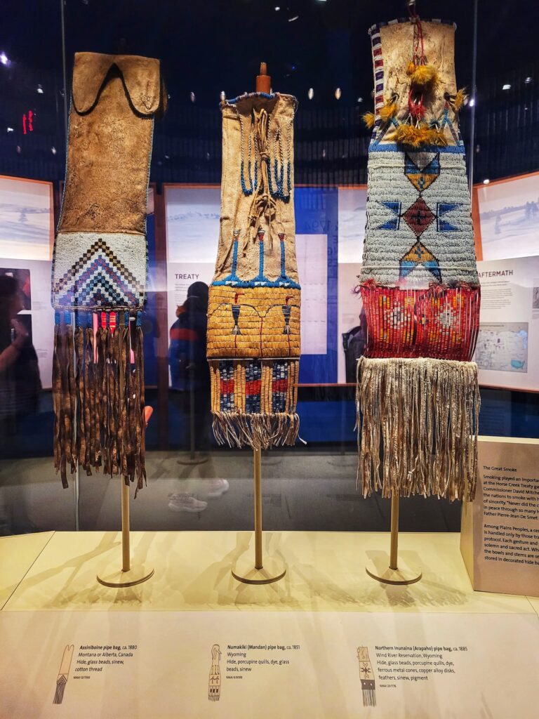 photo of ceremonial pipe bags