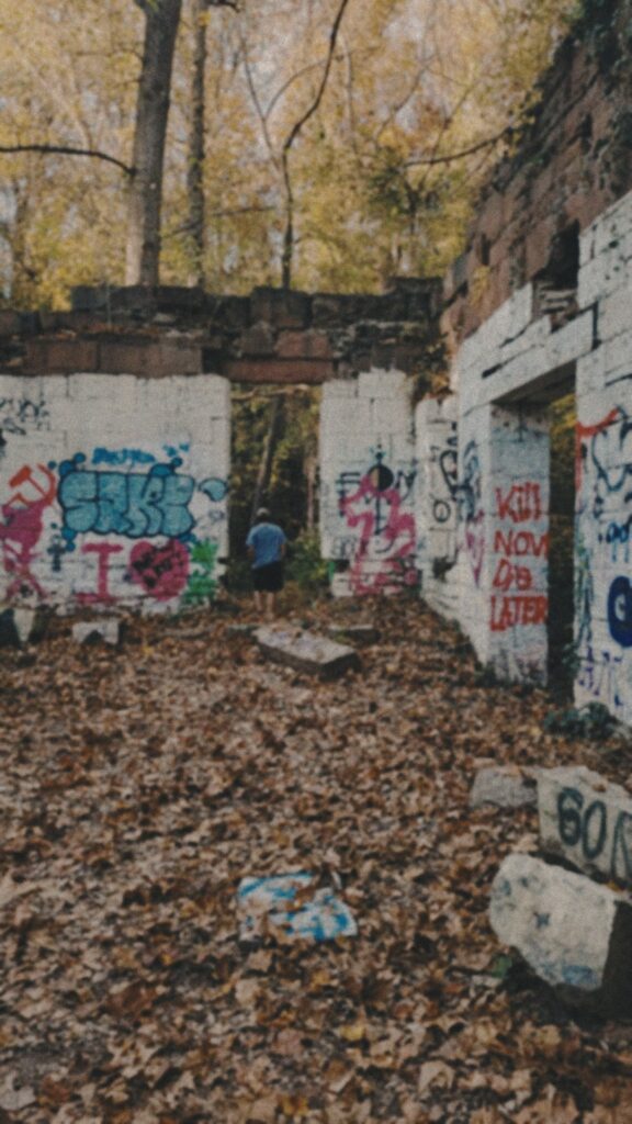 photo of seneca creek state park mills ruins