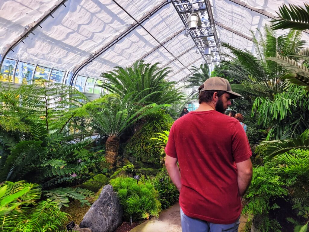 photo of josh at us botanic garden