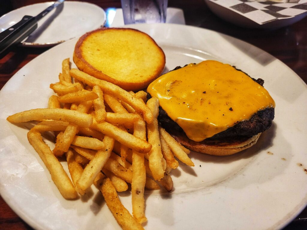 photo of cheeseburger