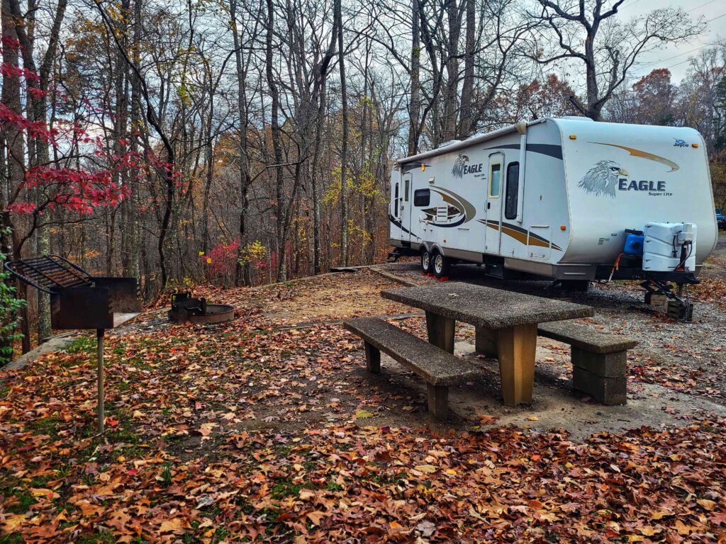 photo of norris dam state park campsite