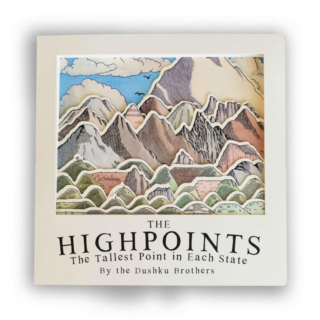 photo of the highpoints the tallest points in each state board book