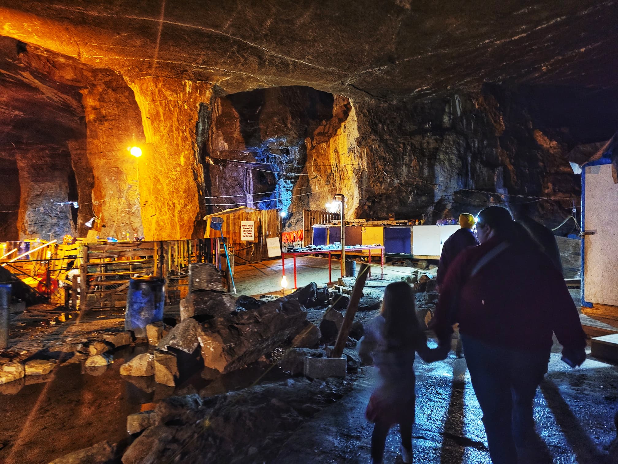 photo of bonne terre mine diving docks