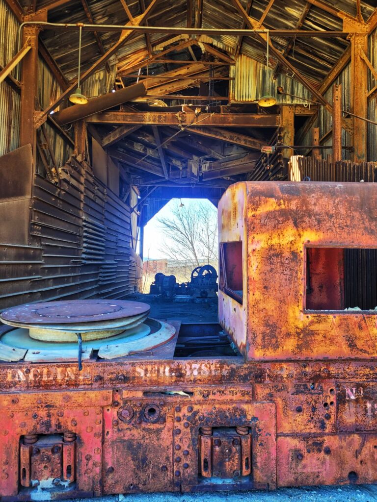 photo of old mine building