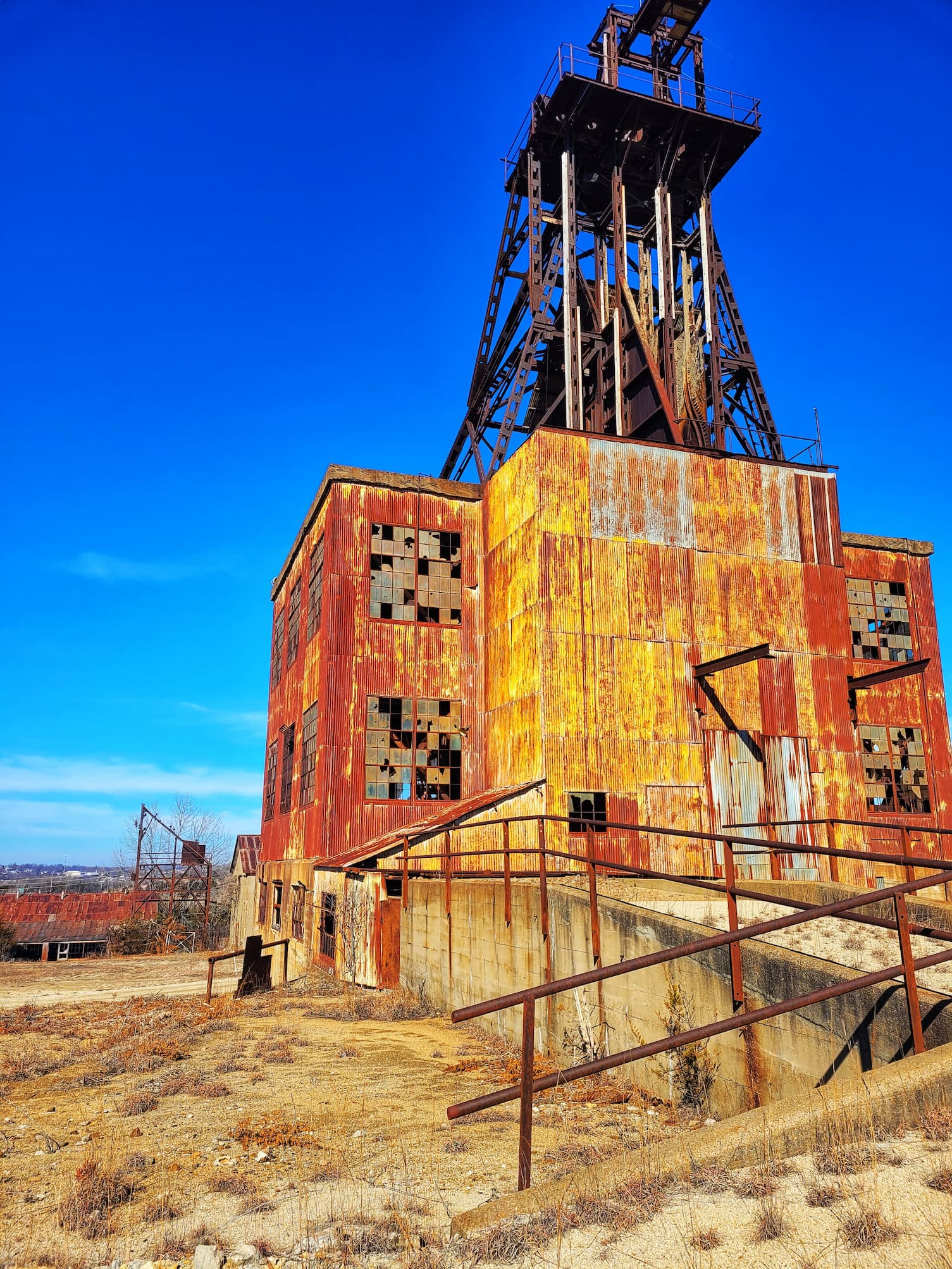 photo of st joe lead company mine mill ruins