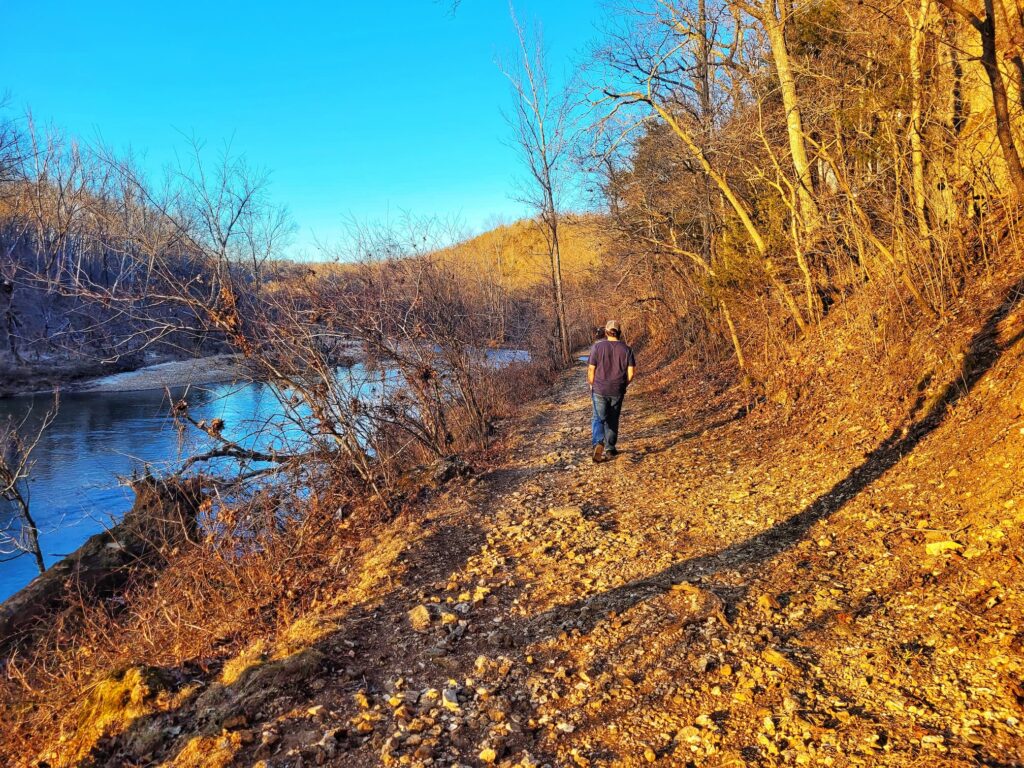 photo of ozark national scenic riverways trail at welch spring