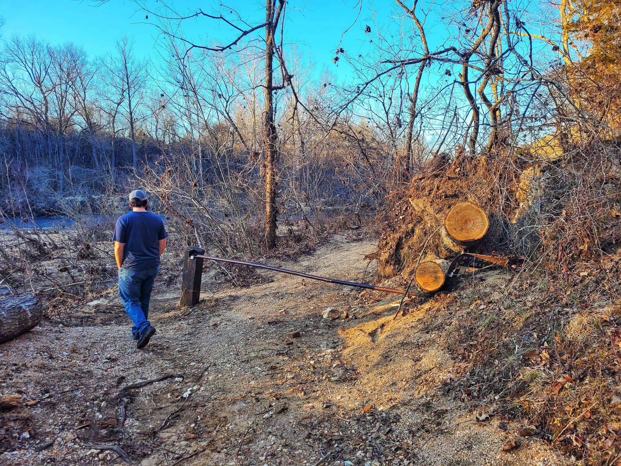 photo of trail to welch springs