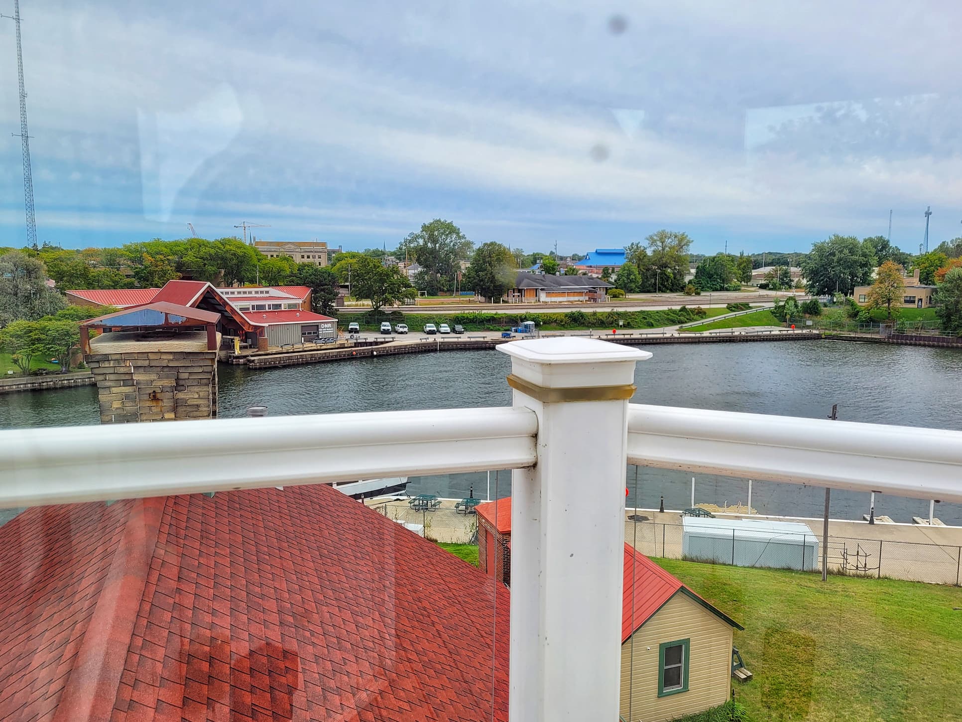 photo of view from lighthouse tower