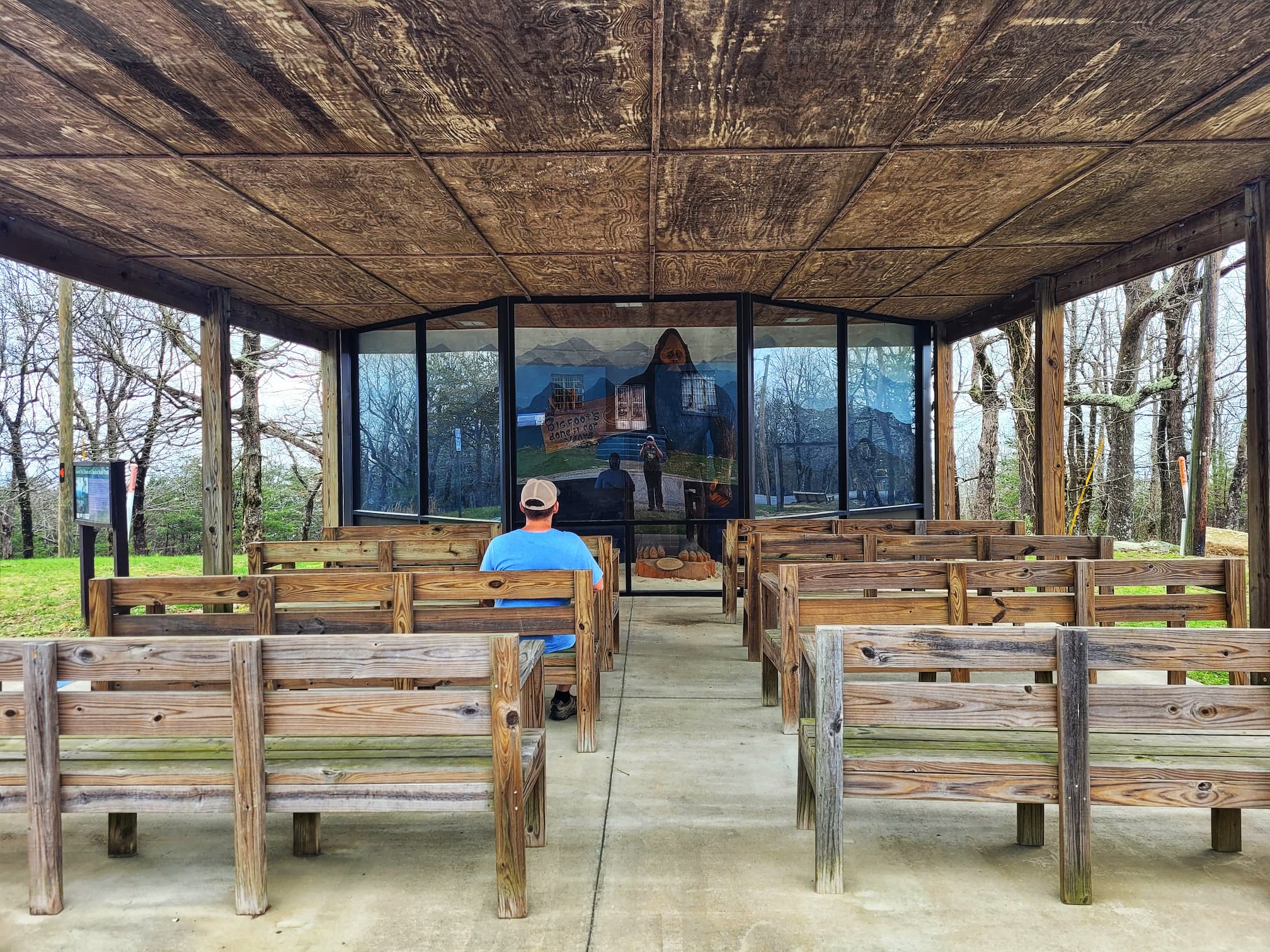 photo of josh at bigfoot pavillion