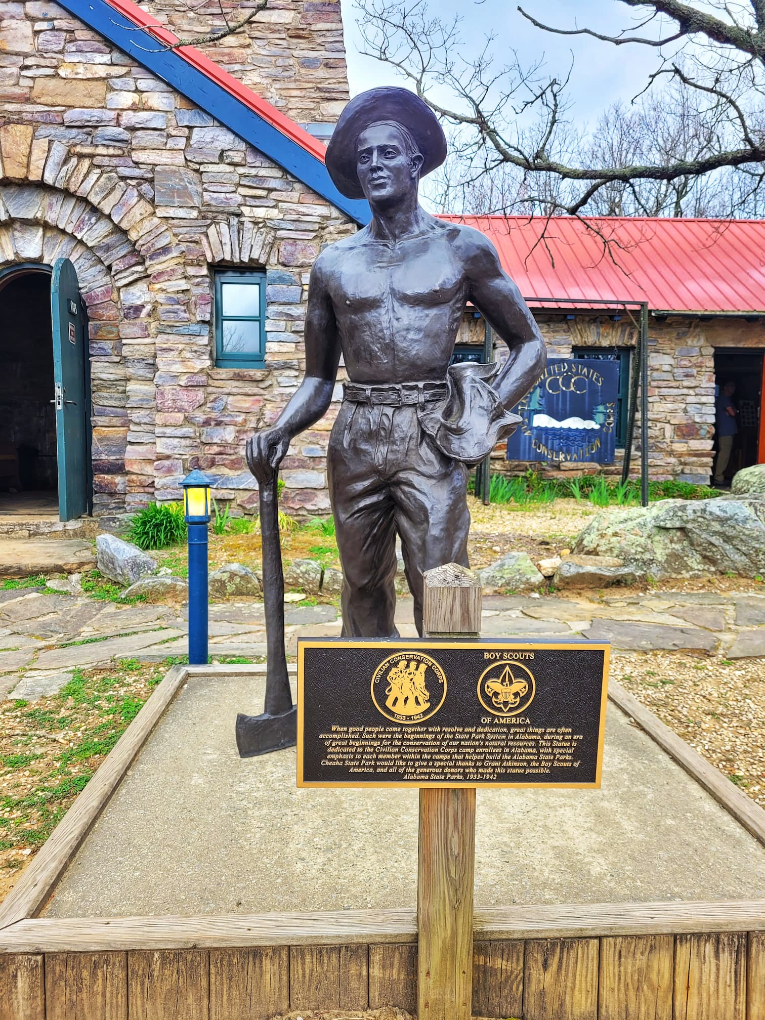 photo of ccc statue