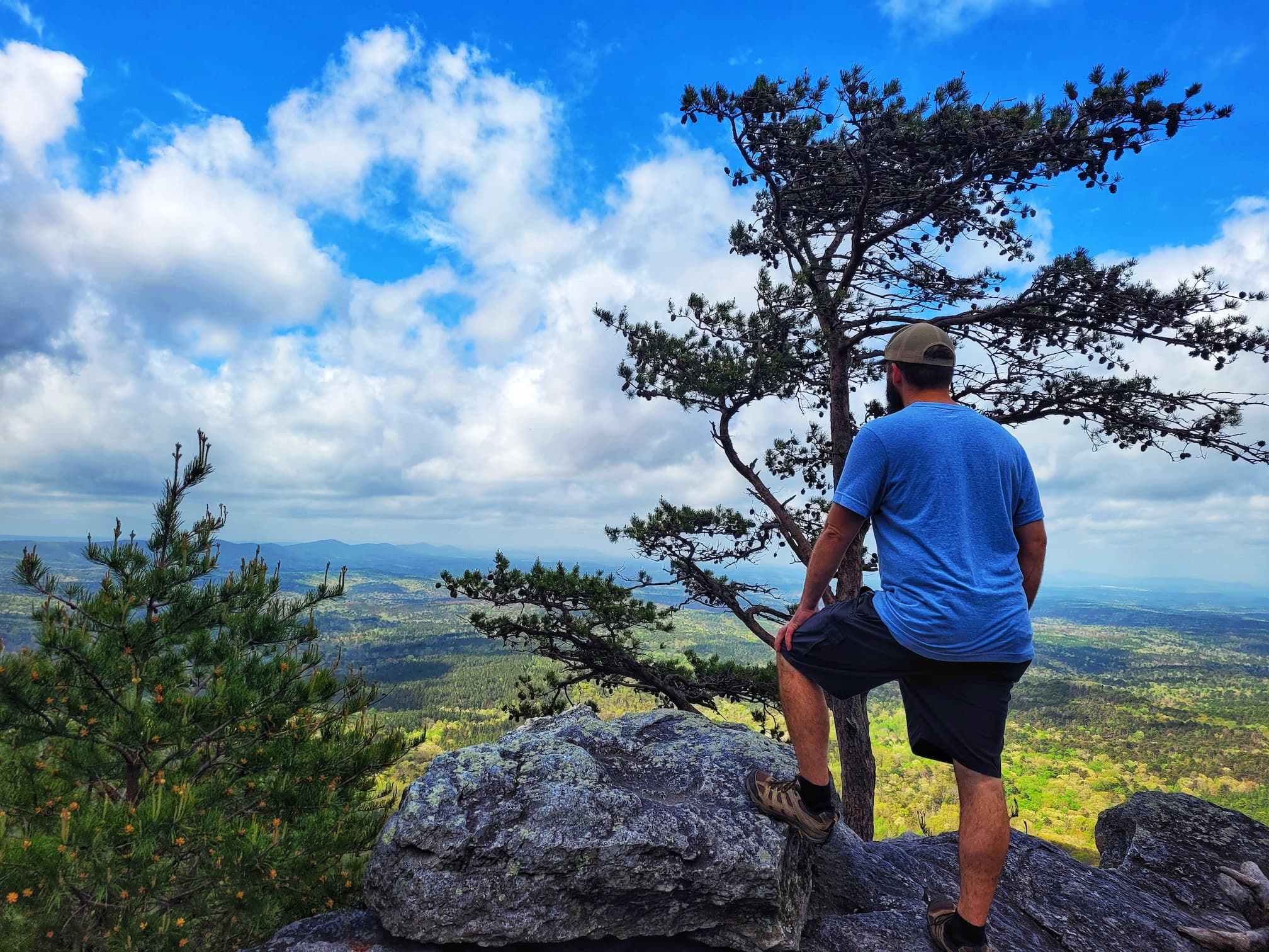 photo of josh at cheaha state park