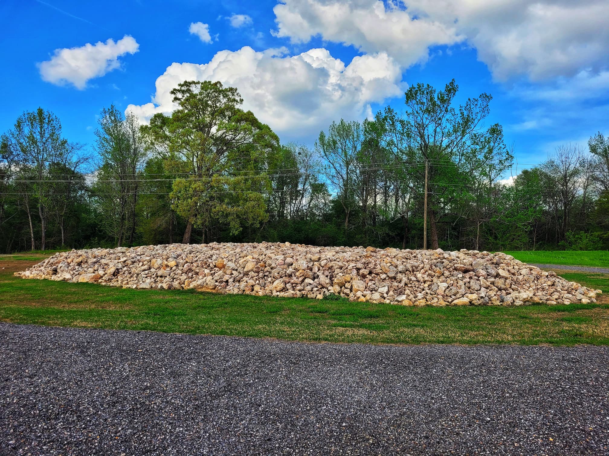 photo of choccolocco stone mound