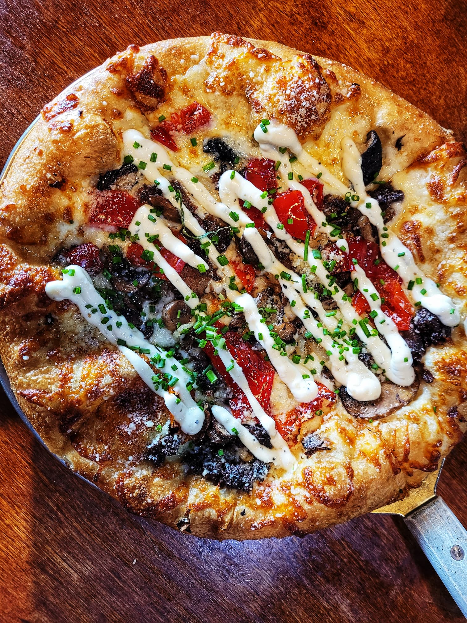 photo of pizza from mellow mushroom