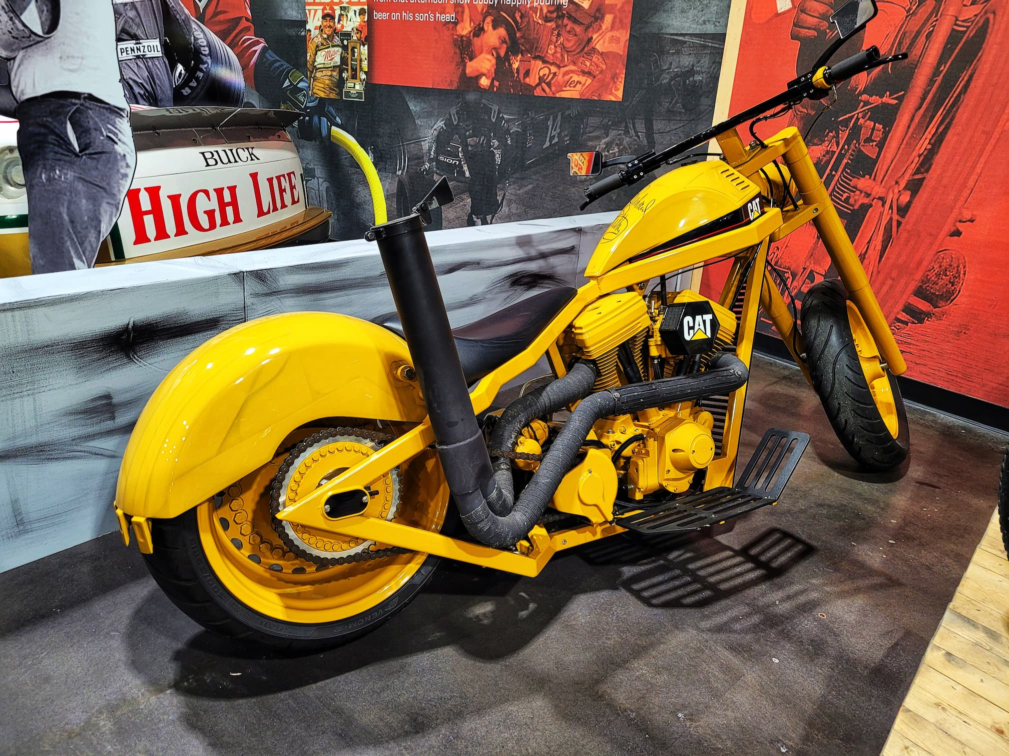 photo of caterpillar chopper