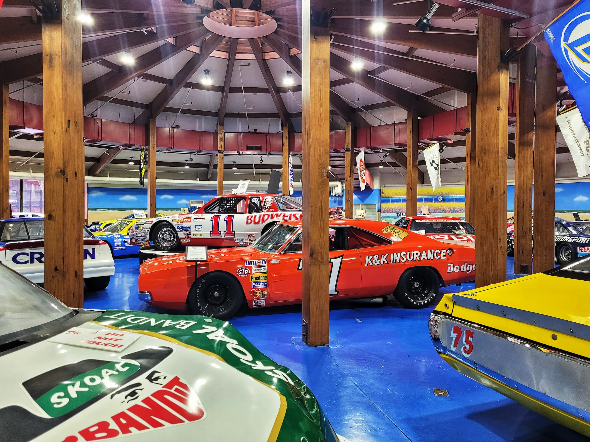 photo of motorsports hall of fame cars