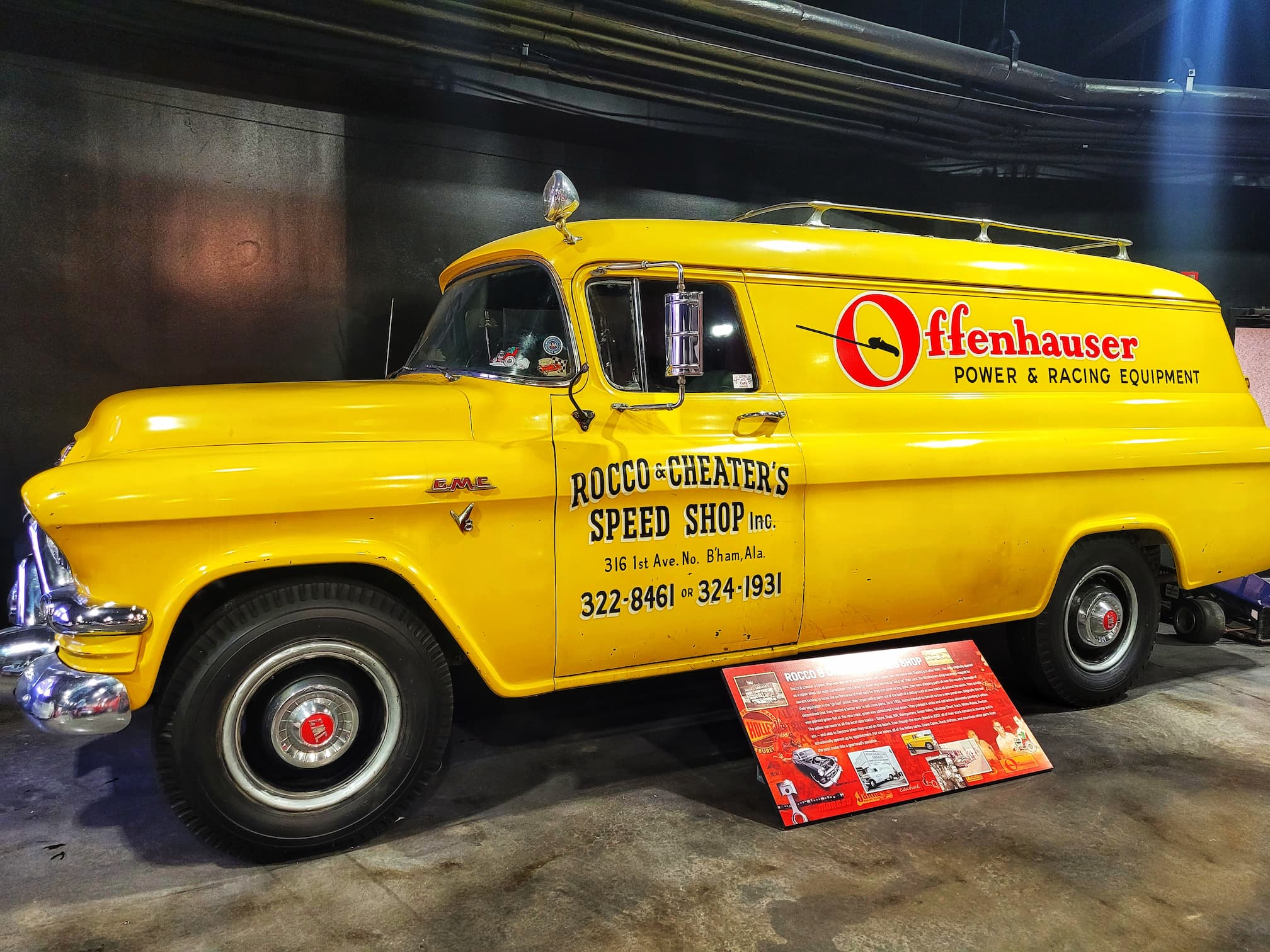 photo of speed shop van