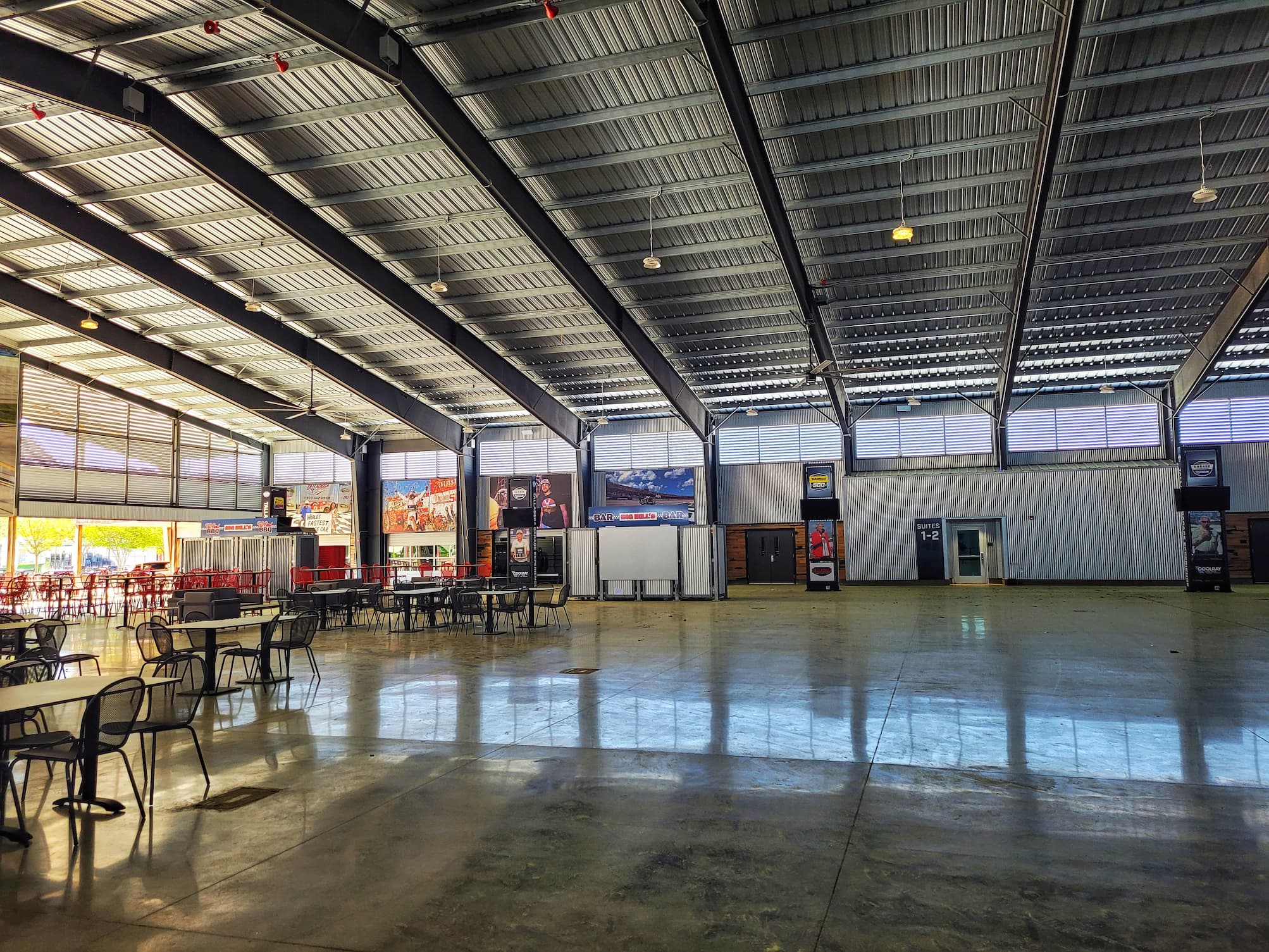 photo of garage experience at talladega