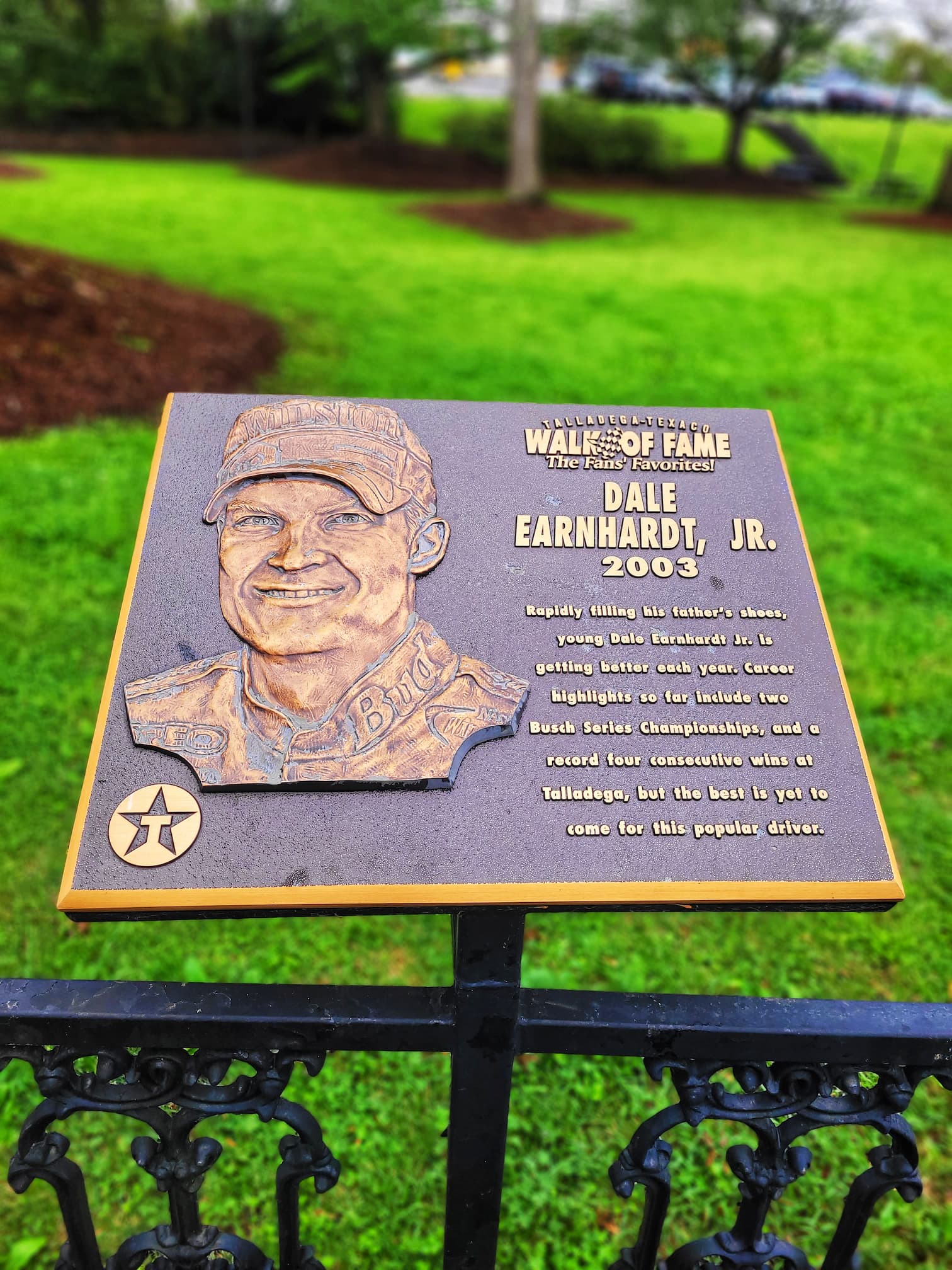photo of talladega walk of fame