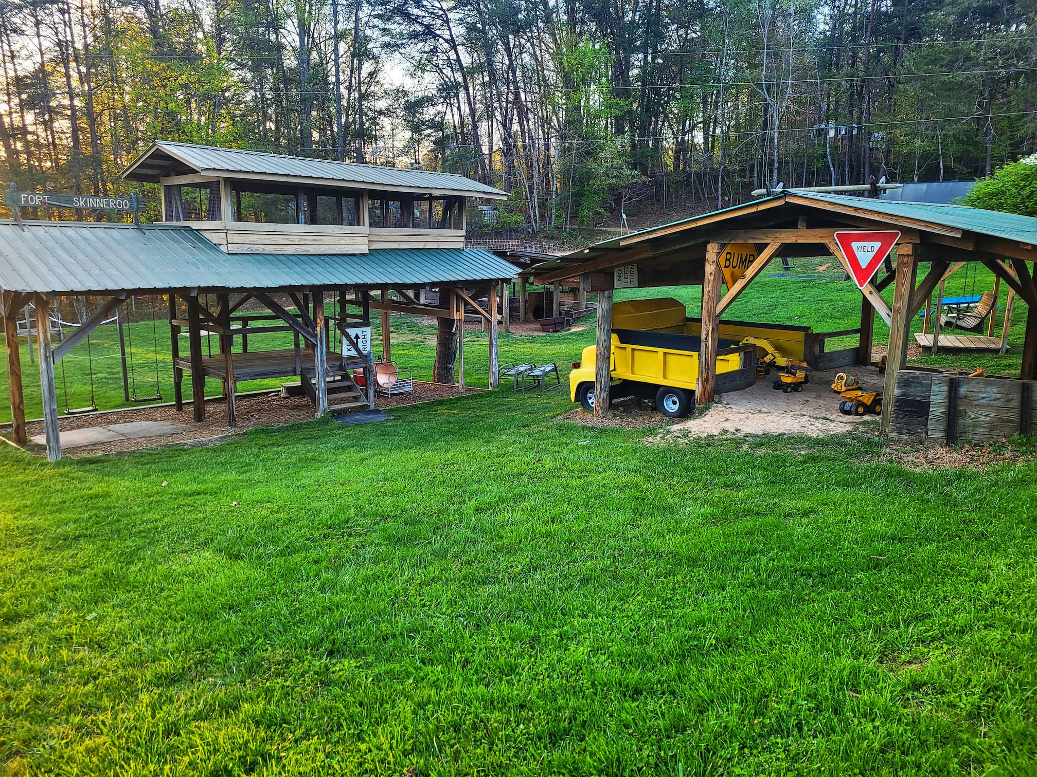 photo of trackrock campground playground